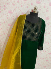 Emerald green suit set - kasumi.in